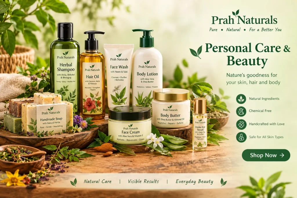 personal and beauty care prah naturals